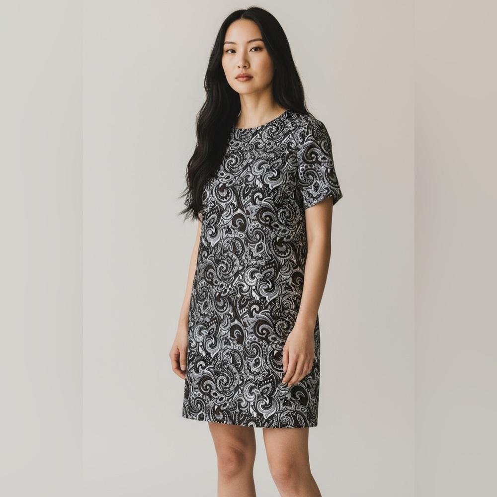 Michael Kors Elegant multi color Paisley Dress L